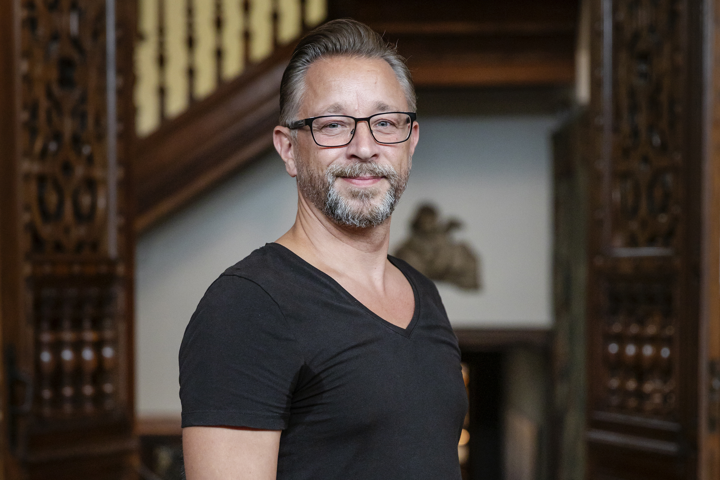Portret van Tommy Andries, foto door Ans Brys Portret van Tommy Andries, foto door Ans Brys