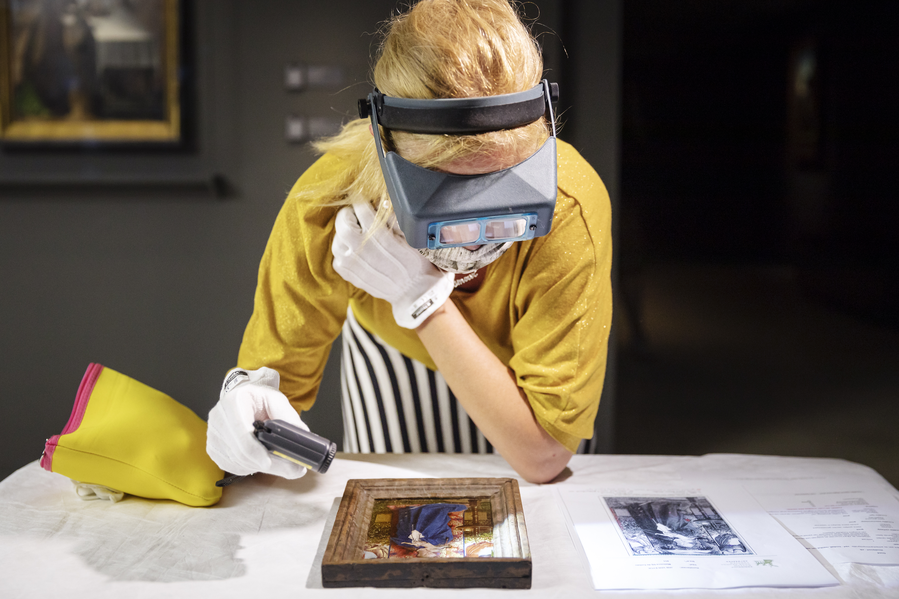 Controle van kunstwerk Controle van kunstwerk